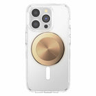 PopSockets - PopGrip pour MagSafe rond avec anneau adaptateur Radial Gold-Permet une utilisation mains libres avec les PopMounts. Compatible avec tous les supports actuellement disponibles.