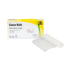 Wasip - Rouleaux de bandage de gaze - 10cm x 4,5m-À utiliser comme première couche de protection pour couvrir les plaies