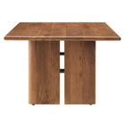 Modway - Amistad Bois Table basse - Noyer-5