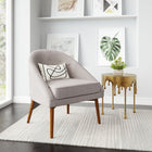 Zuo - Carter Fauteuil d’appoint - Gris-Supporte jusqu'à 250 lb
