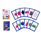 The Fidget Game - Paquet de cartes pour Les formes 2D et 3D et Les couleurs-Présente des différentes formes à 2D et à 3D