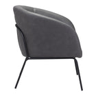 Zuo - Quinten Fauteuil d’appoint - Gris vintage-Garantie limitée de 3 ans