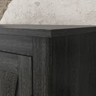 HOMCOM - Armoire de cuisine autoportante et buffet 72 po - noir-Les étagères réglables permettent de ranger des objets de différentes hauteurs tels que des carafes, des boîtes à pâtes et des mixeurs 