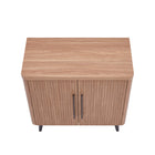 Manhattan Comfort - Jodie 31,1 po Buffet d’Appoint Style Mid-Century Modern - Érable-Assemblage à domicile requis Tout le matériel inclus