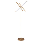 Zuo - Lampe sur pied Garza - Laiton-DEL intégrée, max. 12 W