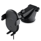 iOttie - Support sans fil Auto Sense 2 pour tableau de bord et pare-brise pour téléphones portables-Montez votre téléphone en quelques secondes grâce au capteur de proximité. Placez simplement votre appareil près du support de montage pour engager le servomoteur et les bras se fermeront automatiquement pour un maintien sûr. Pour récupérer votre téléphone, appuyez simplement sur l'un des boutons de déverrouillage situés de chaque côté du support