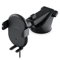 iOttie - Support sans fil Auto Sense 2 pour tableau de bord et pare-brise pour téléphones portables-Montez votre téléphone en quelques secondes grâce au capteur de proximité. Placez simplement votre appareil près du support de montage pour engager le servomoteur et les bras se fermeront automatiquement pour un maintien sûr. Pour récupérer votre téléphone, appuyez simplement sur l'un des boutons de déverrouillage situés de chaque côté du support