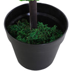 Outsunny - Arbre topiaire boule de buis artificiel 44 po - vert foncé - lot de 2-Entretien minimal requis 
