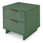 Manhattan Comfort - Table de nuit moderne Granville 45,99 cm à 2 tiroirs - Vert sauge-Parfait pour le rangement de chevet, les lampes ou les objets de décoration