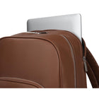Bugatti - Sac à dos professionnel de la collection Wellington pour ordinateur portable jusqu’à 15,6 po - Cognac-Poche avant extérieure à accès rapide