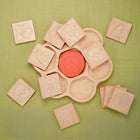 Yellow Door - Fais-Moi correspondre - Tuiles de fleurs sensorielles-Chaque ensemble contient 12 tuiles de six paires de fleurs différentes : jacinthe des bois, bouton d'or, marguerite, coquelicot, perce-neige, violette.