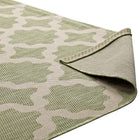 Modway - Cerelia Treillis marocains intérieurs et extérieurs Tapis de 5 pi l x 8 pi L - Beige et vert clair-8