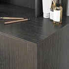 HOMCOM - Coiffeuse avec miroir et lumières - 40,9 po L x 15,7 po l x 55,1 po H - noir-Glissières de tiroir en acier lisses pour éviter les blocages lors de l'utilisation 