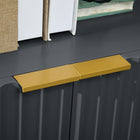 HOMCOM - Armoire d’appoint 35,4 po L - noir-Assemblage requis 