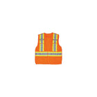 Zenith Safety - Veste D'Arpenteur Haute Visibilité, Conforme À La Csa, Orange Haute Visibilité, Grand, paquet de 6-Couleur Orange haute visibilité
