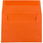 JAM Paper - Enveloppes d'invitation colorées A1 à 4 barres - 3,625 x 5,125 - orange recyclé - Paquet de 50-Couleur : enveloppes en papier recyclé orange