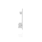 Manhattan Comfort - Plaza 64,25 po Meuble TV Flottant Moderne - Blanc-Boulons à bascule inclus pour l’assemblage de cloisons sèches