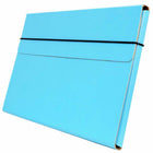 JAM Paper - Étui de transport portefeuille fin avec fermeture élastique - 9,25 x 12,5 - Bleu ciel-Taille: 9,25 po x 0,5 po x 12,5 po