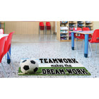 Ashley Productions - The Original Fun Mat - Mat Runner - 15 -5" x 47" - Travail d'équipe de soccer-Antidérapant et durable : Le support en caoutchouc robuste garantit la sécurité et la durabilité, idéal pour les zones à fort passage.