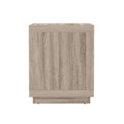 Manhattan Comfort - Table de nuit contemporaine Navis 32" à 2 tiroirs - Chêne naturel-Faisant partie de la collection Navis, conçue avec une esthétique moderne et épurée qui complète les chambres contemporaines