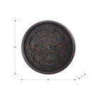 Monarch Specialties - Horloge - 30 po Rond - Mécanisme D'Engrenage - Surdimensionné Grand - Horloge Murale - Noir - Transitionnel-Fabriqué avec un cadre en plastique noir durable et une surface en verre transparent au-dessus des engrenages métalliques ouverts et fonctionnels, il ajoute une touche décorative sophistiquée à n'importe quel espace