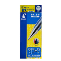 Pilot – Stylos à bille Better – pointe fine – Bleu – Paquet de 12  -Requiert très peu de pression pour bien écrire