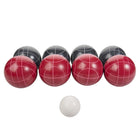 Triumph - Ensemble De Pétanques Résine - 100 mm - Rouge/Bleu -BOULES DE PÉTANQUE INCLUSES : L’ensemble comprend huit boules de pétanque solides en résine de 100 mm (quatre rouges, quatre noires)