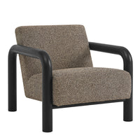 Modway - Sereno Boucle Chaise d’accent - Terre Noire-Chaise d’accent moderne