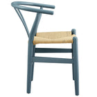 Modway - Amish 29" Chaise à manger - Harbor Blue-Épingles de pied non marquées