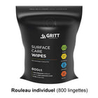 Gritt Commercial - Lingettes nettoyantes multi-usages pour surfaces - Parfum frais - 20,3 x 15,2 cm - 800 lingettes-Dimensions des lingettes : 8 po de hauteur x 6 po de largeur