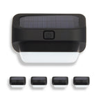 Bell+Howell - Lampes solaires LED multicolores pour clôture extérieure - Paquet de 4-Alimentation solaire: charge env 4 à 5 h et fonctionne env 10 à 12 h s’allume automatiquement au crépuscule et s’éteint à l’aube, sans manipulation