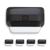 Bell+Howell - Lampes solaires LED multicolores pour clôture extérieure - Paquet de 4-Alimentation solaire: charge env 4 à 5 h et fonctionne env 10 à 12 h s’allume automatiquement au crépuscule et s’éteint à l’aube, sans manipulation
