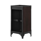 Modway - Steamforge 18" Armoire de toilette de salle de bain (lavabo non inclus) - Noyer noir-Bassin d’évier non inclus