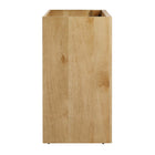 Modway - Appia 36" Armoire de toilette de salle de bain (lavabo non inclus) - Chêne-Coussinets de pied non marqués