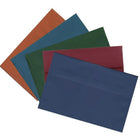 Jam Paper - A10 Invitation Enveloppes - 6 x 9.5 - Couleurs foncées assorties - 25 Paquet (639A10BORTB)-Assortiment d'enveloppes A10 à fond foncé : bleu sarcelle, bleu présidentiel, orange foncé, rouge foncé et bordeaux