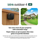 Amazon - Blink Outdoor 4 2 caméras + module de synchronisation-Découvrez la vue en direct HD 1080p, la vision nocturne infrarouge et un son bidirectionnel net