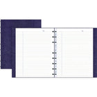 Blueline® - Cahier MiracleBind à couverture rigide, 9-1/4 po x 7-1/4 po, mauve genre lézard, 150 pages-Reliure à double spirale, couverture genre lézard