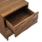 Modway - Vespera 2 tiroirs Table de chevet, Noyer-7