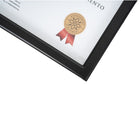 St. James - Cadre pour documents/certificats St. James - pour documents de format lettre 8,5 po x 11 po - noir - paquet de 6-Peut être affiché à la verticale ou à l’horizontale