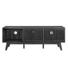 Modway - Iterate 59 po Meuble TV, Fusain-Capacité de poids : 200 lb.