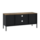 Manhattan Comfort - Meuble TV moderne Landen 47,3 po - Noir-15,8 po L x 47,3 po l x 21,3 po H