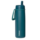 b.box - Bouteille isotherme à couvercle rabattable - 690 ml - Verre de mer-Étanche lorsque le couvercle est fermé