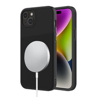 AXS - PROTech Plus PROTech Plus étui compatible magsafe anti-choc avec double couche pour Apple iPhone 15 Plus - Noir-Résistant aux chutes jusqu’a 10 pieds