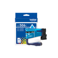 Brother - LC506CS Cartouche d’encre cyan authentique à rendement standard-Cartouches d’encre à rendement standard, impression jusqu’à 900 pages 