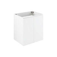Modway - Bryn Support mural de 24" Vanité de salle de bain (lavabo non inclus) - Blanc-Vanité de salle de bain moderne