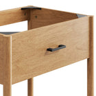 Modway - Zaire 24" Armoire de toilette de salle de bain (lavabo non inclus) - Naturel-Assemblée requise