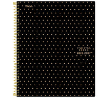 Five Star Style - Agenda scolaire hebdomadaire/mensuel 2026-2027 - 11 po H x 9 po l - triangles noir et or - bilingue-12 mois : juillet 2026 à juin 2027