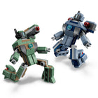 LEGO - Super Heroes Marvel Iron Man et War Machine contre les Hammer Drones-Jouets d’action à construire - Les Hammer Drones sont entièrement articulés pour que les enfants puissent mettre en scène les figurines à construire et jouer de manière réaliste et dynamique