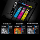 Epson - T252 Cartouche d'encre - Grande capacité - Noir-Le système d’impression Epson est particulièrement conçu pour être utilisé avec les encres d’origine Epson. L’utilisation d’encres non authentiques peut entraîner des dommages qui ne sont pas couverts par la garantie limitée de l’imprimante