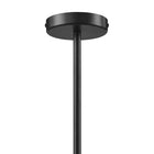 Modway - Sunlit Gribouillis à 4 bras Lumière suspendue - Noir noyer-Assemblée requise